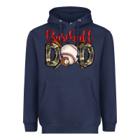 Navy baseball dad Heavyweight Hoodie - Zillion Design Studio