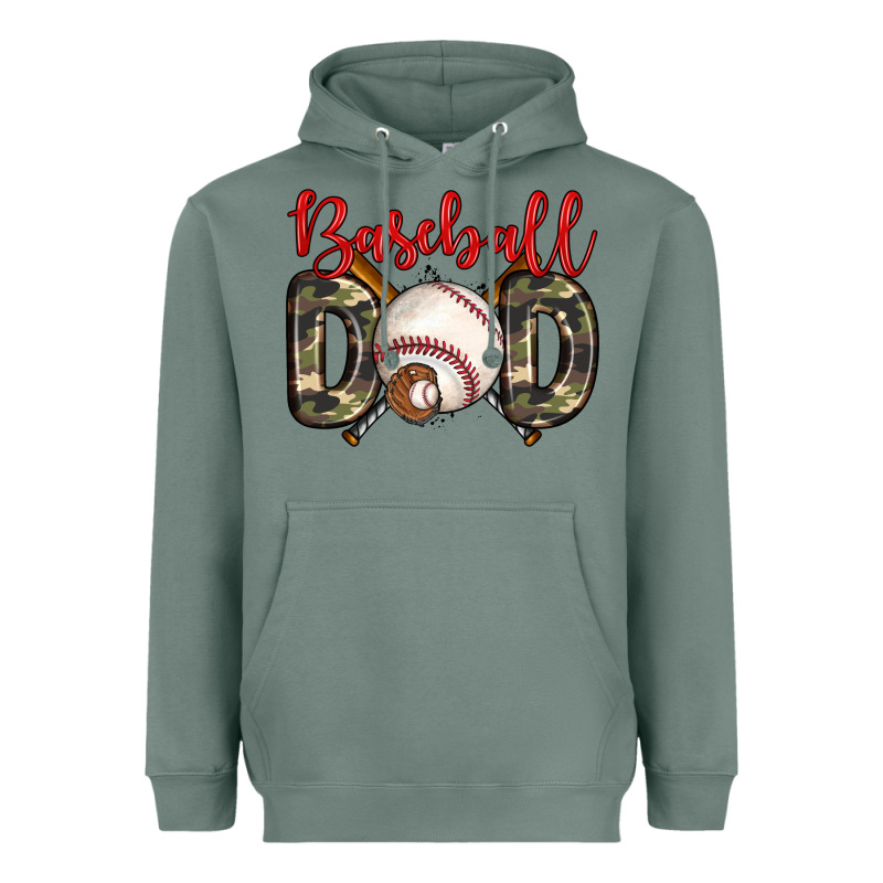 Baseball Dad Heavyweight Hoodie by Zillion Design Studio | Teevron