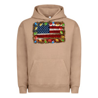 Pigment Burro christmas american flag background Urban Hoodie - Jasminsmagicworld