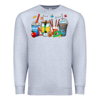 Heather Grey math teacher coffee cups Premium Sweatshirt - Zillion Design Studio