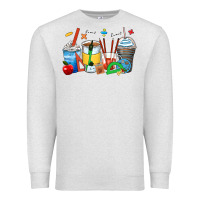 Oatmeal Heather math teacher coffee cups Premium Sweatshirt - Zillion Design Studio