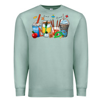 Seafoam math teacher coffee cups Premium Sweatshirt - Zillion Design Studio