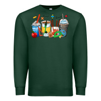 Sports Green math teacher coffee cups Premium Sweatshirt - Zillion Design Studio