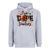 Heather Grey one dope teacher Heavyweight Hoodie - texasbilliewilder
