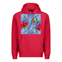 Cardinal patriotic rose Premium Hoodie - BundleAndBundleShop