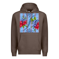 Coffee patriotic rose Premium Hoodie - BundleAndBundleShop