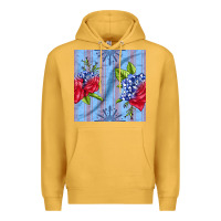 Mustard patriotic rose Premium Hoodie - BundleAndBundleShop