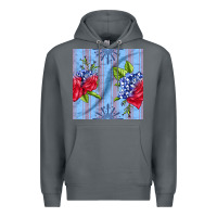 Rock patriotic rose Premium Hoodie - BundleAndBundleShop