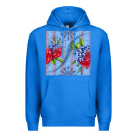 True Royal patriotic rose Premium Hoodie - BundleAndBundleShop