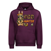 Mauve Wine easter egg hunter rabbit bunny Urban Hoodie - BarkalooDesign