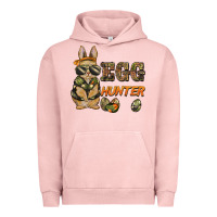 Pigment Salmon easter egg hunter rabbit bunny Urban Hoodie - BarkalooDesign