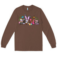 Chestnut easter bunny mama Long Sleeve Tee - BarkalooDesign