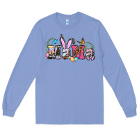 Colony Blue easter bunny mama Long Sleeve Tee - BarkalooDesign