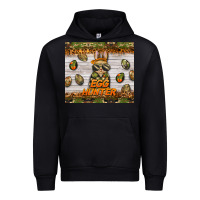 Black easter egg hunter  rabbit Urban Hoodie - BarkalooDesign