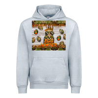 Heather Grey easter egg hunter  rabbit Urban Hoodie - BarkalooDesign