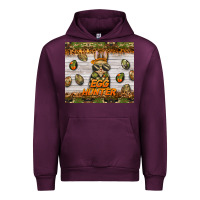 Mauve Wine easter egg hunter  rabbit Urban Hoodie - BarkalooDesign