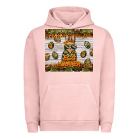 Pigment Salmon easter egg hunter  rabbit Urban Hoodie - BarkalooDesign