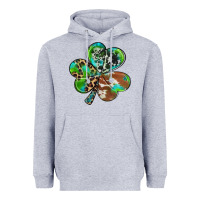 Heather Grey western shamrock Heavyweight Hoodie - RanaPortraitStore