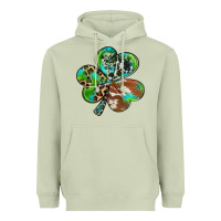 Matcha western shamrock Heavyweight Hoodie - RanaPortraitStore