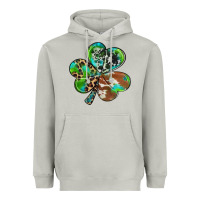 Moon Dust western shamrock Heavyweight Hoodie - RanaPortraitStore