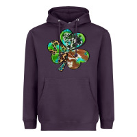 Plum western shamrock Heavyweight Hoodie - RanaPortraitStore