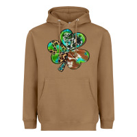 Toasted Coconut western shamrock Heavyweight Hoodie - RanaPortraitStore