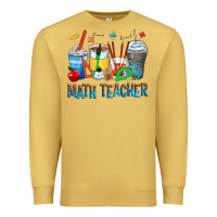 Antique Gold math teacher coffee cups Premium Sweatshirt - Zillion Design Studio