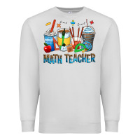 Dove Grey math teacher coffee cups Premium Sweatshirt - Zillion Design Studio