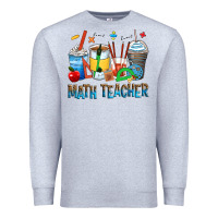 Heather Grey math teacher coffee cups Premium Sweatshirt - Zillion Design Studio