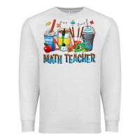 Oatmeal Heather math teacher coffee cups Premium Sweatshirt - Zillion Design Studio