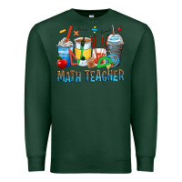 Math Teacher Coffee Cups Premium Sweatshirt | Teevron
