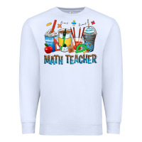 White math teacher coffee cups Premium Sweatshirt - Zillion Design Studio