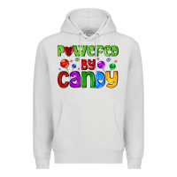 Dove Grey powered by candy with lollipops Premium Hoodie - AdoDesignShop