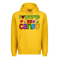 Lemon powered by candy with lollipops Premium Hoodie - AdoDesignShop