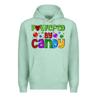 Seafoam powered by candy with lollipops Premium Hoodie - AdoDesignShop