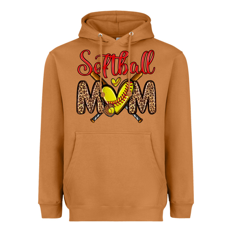 Softball Mom Heavyweight Hoodie by Zillion Design Studio | Teevron
