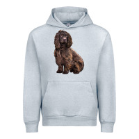 Heather Grey Boykin Spaniel Dog Urban Hoodie - LillyAllenDesigns