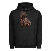 Pigment Black Boykin Spaniel Dog Urban Hoodie - LillyAllenDesigns