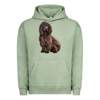 Pigment Oil Green Boykin Spaniel Dog Urban Hoodie - LillyAllenDesigns