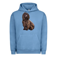 Pigment Pebble Blue Boykin Spaniel Dog Urban Hoodie - LillyAllenDesigns