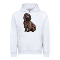 White Boykin Spaniel Dog Urban Hoodie - LillyAllenDesigns
