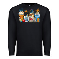 Black art teacher coffee cups Premium Sweatshirt - Zillion Design Studio