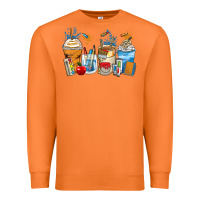 Carrot art teacher coffee cups Premium Sweatshirt - Zillion Design Studio