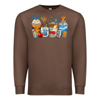 Chestnut art teacher coffee cups Premium Sweatshirt - Zillion Design Studio