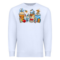 White art teacher coffee cups Premium Sweatshirt - Zillion Design Studio