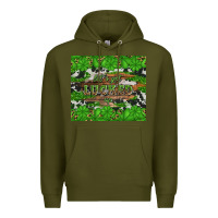 Army Green let's get lucked up Premium Hoodie - Artiststas