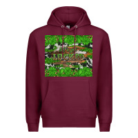 Burgundy let's get lucked up Premium Hoodie - Artiststas