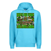 Ocean Blue let's get lucked up Premium Hoodie - Artiststas