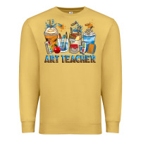 Antique Gold art teacher coffee cups Premium Sweatshirt - Zillion Design Studio