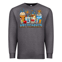 Charcoal Heather art teacher coffee cups Premium Sweatshirt - Zillion Design Studio